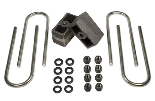 3 Inch Rear Block & U-Bolt Kit 87-01 Jeep Cherokee 4WD w/ 2.75 Inch Rear Axle Tuff Country - TRUCKED UP - Truck Superstore