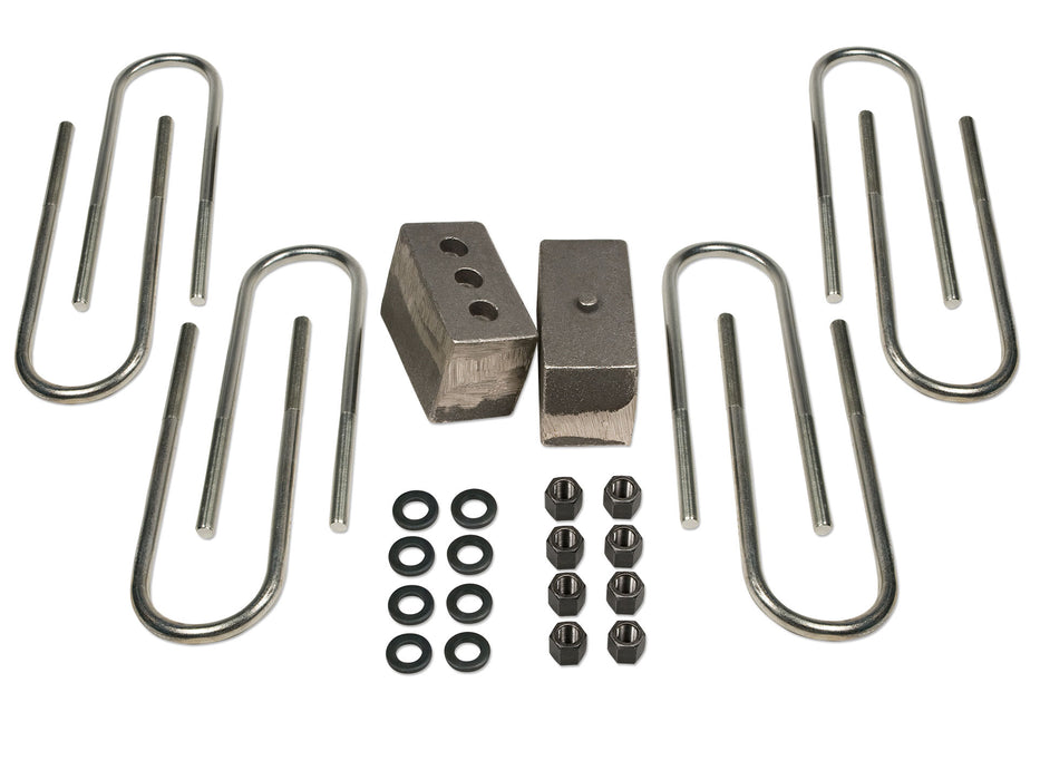 4 Inch Rear Block & U-Bolt Kit 03-13 Dodge Ram 2500 03-12 Dodge Ram 3500 4WD w/3.5 or 4 Inch Rear Axle Tuff Country - TRUCKED UP - Truck Superstore