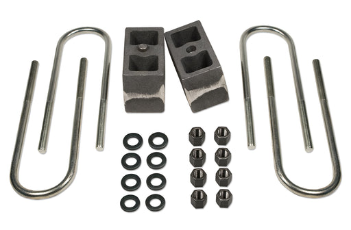 4 Inch Rear Block & U-Bolt Kit 80-97 and 99-16 Ford F250 4WD 86-97 Ford F350 4WD/00-05 Ford Excursion w/o Factory Overloads Non-Tapered Tuff Country - TRUCKED UP - Truck Superstore