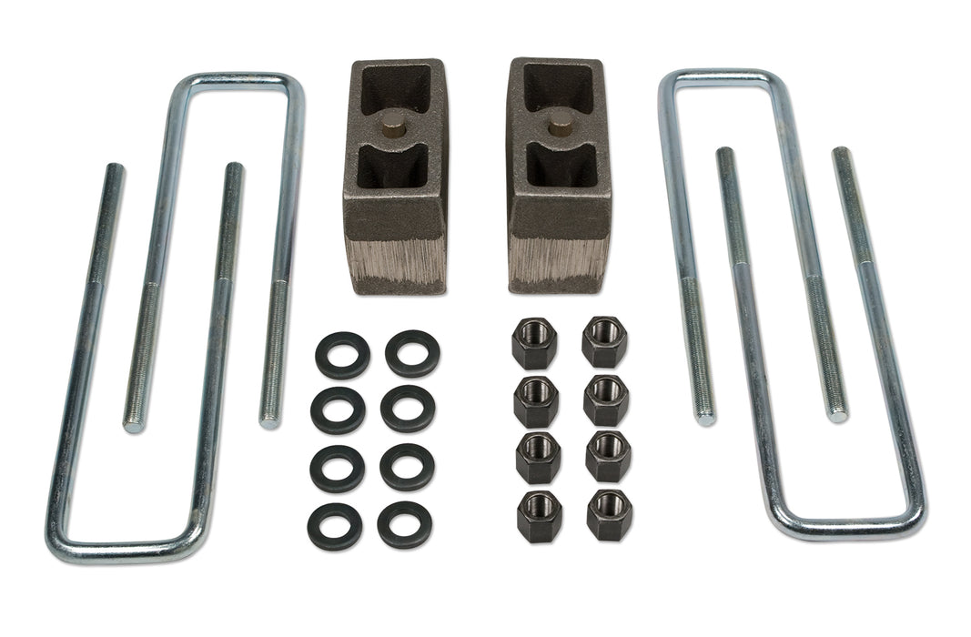 4 Inch Rear Block & U-Bolt Kit 88-98 Chevy/GMC Truck 1500 2500 & 3500 4WD 92-98 Chevy/GMC Suburban 1500 & 2500 4WD/94-98 Tahoe/Yukon 4WD Tuff Country - TRUCKED UP - Truck Superstore
