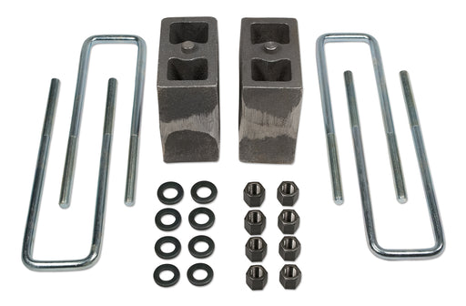 5.5 Inch Rear Block & U-Bolt Kit 94-02 Dodge Ram 2500/3500 4WD with factory Contact Overloads 0.75 Inch Lift Tapered Tuff Country - TRUCKED UP - Truck Superstore