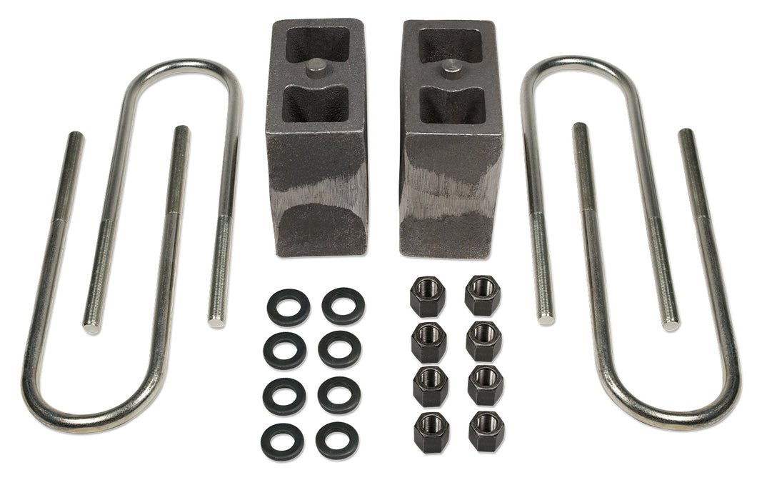 5.5 Inch Rear Block & U-Bolt Kit 99-16 Ford F250/F350 4WD with Factory Overloads Tapered Tuff Country - TRUCKED UP - Truck Superstore