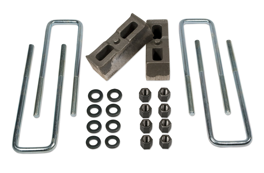Rear Block & U-Bolt Kit 2 Inch 01-10 Chevy Silverado/GMC Sierra 2500HD 4WD Tuff Country - TRUCKED UP - Truck Superstore