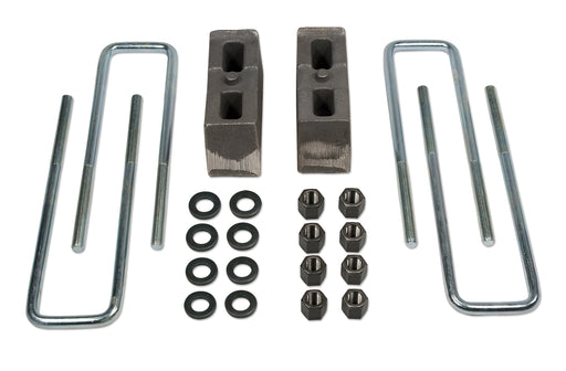 Rear Block & U-Bolt Kit 3 Inch 01-10 Chevy Silverado/GMC Sierra 3500 / 3500HD 4WD Tuff Country - TRUCKED UP - Truck Superstore