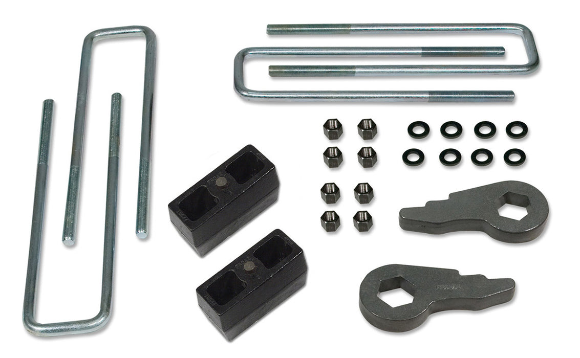 2 Inch Lift Kit 1999-2006 Chevy Silverado/GMC Sierra 1500 4x4 With Rear Lift Blocks and U-Bolts Tuff Country - TRUCKED UP - Truck Superstore