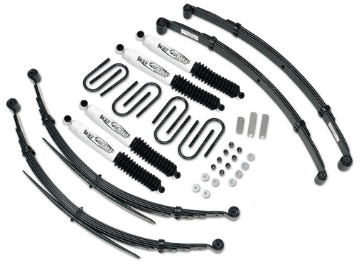 2 Inch Lift Kit 73-87 Chevy Truck/GMC Truck/Suburban/Blazer/Jimmy 1/2 Ton 4WD EZ-Ride w/ SX8000 Shocks Fits Models w/52 Inch long Rear Springs Tuff Country - TRUCKED UP - Truck Superstore