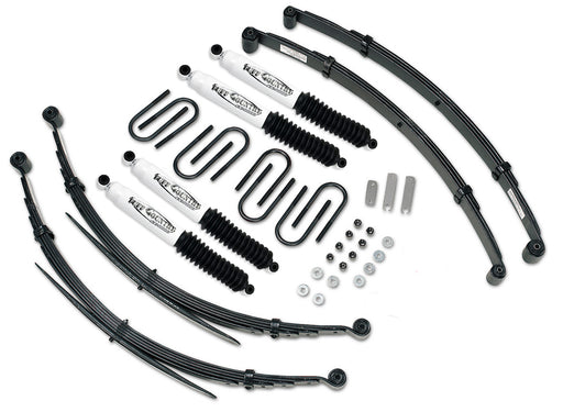 2 Inch Lift Kit 73-87 Chevy Truck/GMC Truck/Suburban/Blazer/Jimmy 1/2 Ton 4WD Heavy Duty w/ SX8000 Shocks Fits Models w/52 Inch long Rear Springs Tuff Country - TRUCKED UP - Truck Superstore