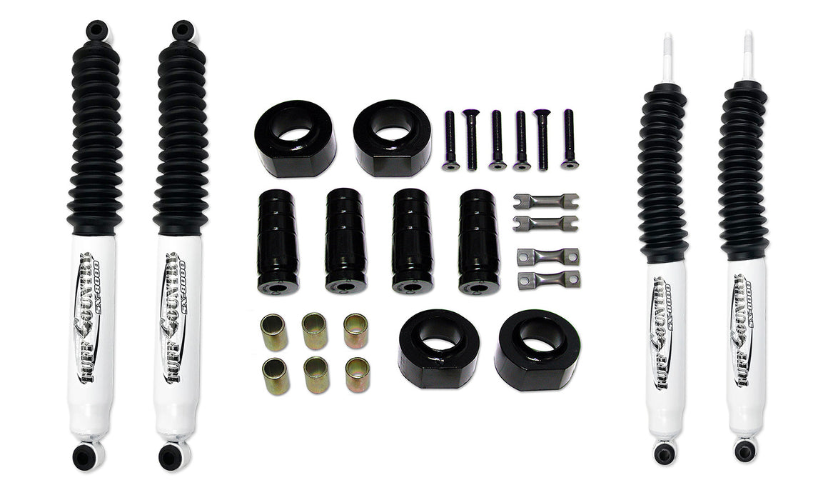 2 Inch Lift Kit 97-06 Jeep Wrangler TJ w/ SX8000 Shocks Tuff Country - TRUCKED UP - Truck Superstore