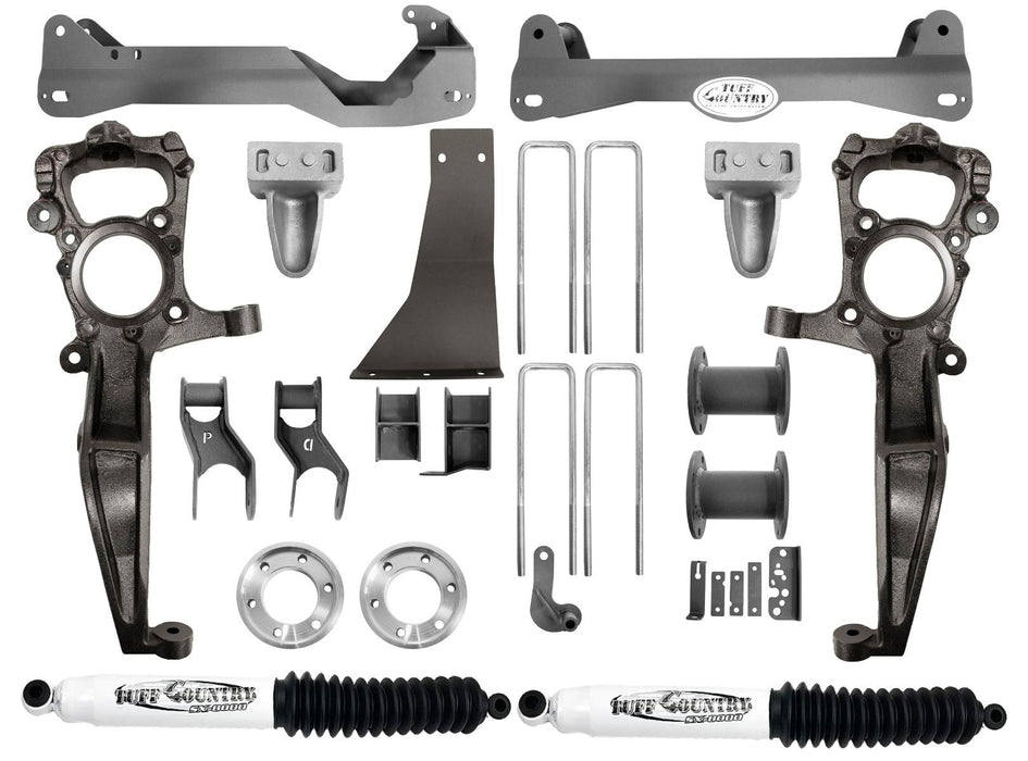 2009-2014 Ford F-150 4WD 6 Inch Suspension Lift Kit - Includes Shocks Tuff Country - TRUCKED UP - Truck Superstore