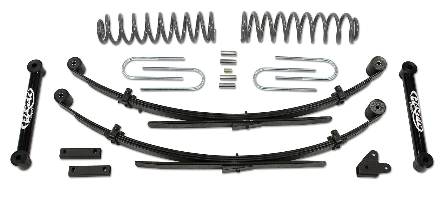 3.5 Inch Lift Kit 87-01 Jeep Cherokee EZ-Flex with Rear Leaf Springs Tuff Country - TRUCKED UP - Truck Superstore