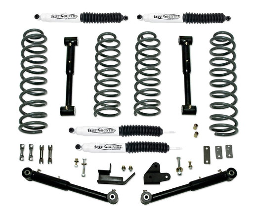 3.5 Inch Lift Kit 92-98 Jeep Grand Cherokee EZ-Flex w/ SX6000 Shocks Tuff Country - TRUCKED UP - Truck Superstore