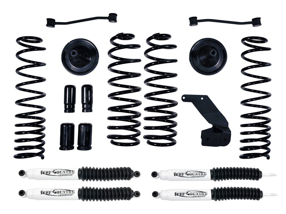 3 Inch Lift Kit 07-18 Jeep Wrangler JK 2 Door w/ SX6000 Shocks Tuff Country - TRUCKED UP - Truck Superstore