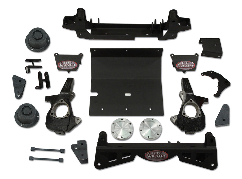 4 Inch Lift Kit 00-06 Chevy Suburban/Tahoe/01-03 Avalanche and 00-06 GMC Yukon/Yukon XL 1500 w/3 Piece Sub Frame Tuff Country - TRUCKED UP - Truck Superstore