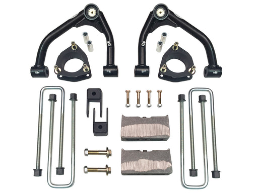 4 Inch Lift Kit 07-18 Silverado/Sierra 1500 2WD Fits Models with 1 piece OE Cast Steel Upper Arms Tuff Country - TRUCKED UP - Truck Superstore