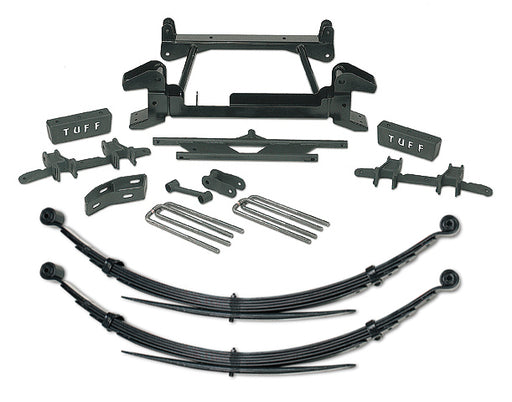 4 Inch Lift Kit 88-97 Chevy/GMC Truck K2500/3500 4x4 8 Lug with Rear Leaf Springs Fits Models with Cast Lower Control Arms Only Tuff Country - TRUCKED UP - Truck Superstore