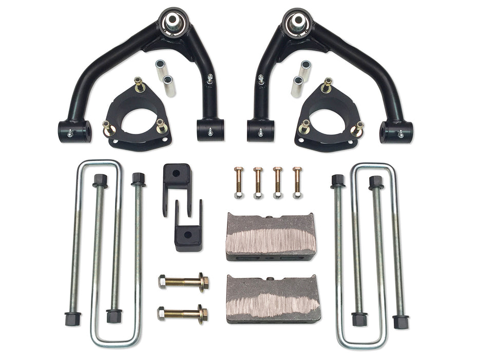4 Inch Uni Ball Lift Kit 07-18 Silverado/Sierra 1500 2WD Fits Models with Aluminum OE Upper Control Arms or Stamped 2 Piece Steel Arms Tuff Country - TRUCKED UP - Truck Superstore