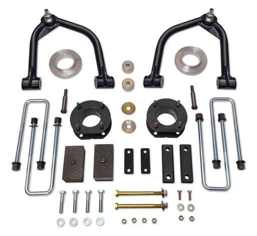 4 Inch Uni-Ball Lift Kit 07-Up Toyota Tundra 4x4 & 2WD w/ Rear Shock Extension Brackets Excludes TRD Pro Tuff Country - TRUCKED UP - Truck Superstore