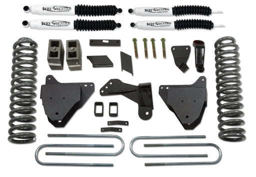 5 Inch Lift Kit 08-16 Ford F250/F350 Super Dutyw/Replacement Radius Arm Drop Brackets and SX8000 Shocks Tuff Country - TRUCKED UP - Truck Superstore