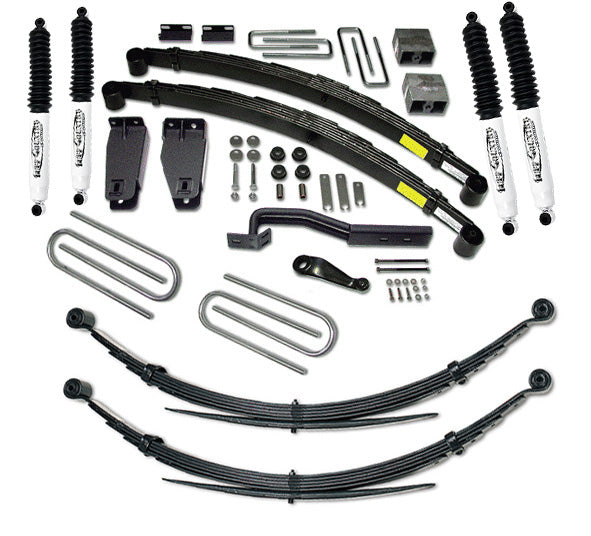6 Inch Lift Kit 80-87 Ford F250 with Rear Leaf Springs and SX8000 Shocks Fit with 351 Engine Tuff Country - TRUCKED UP - Truck Superstore