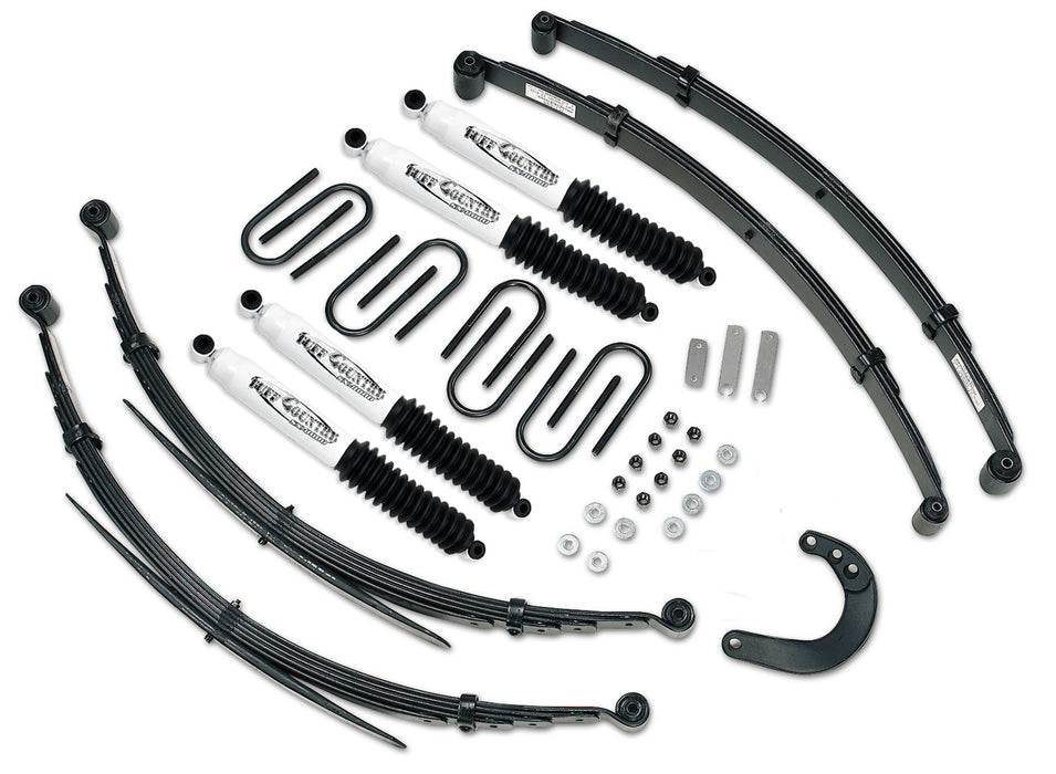 6 Inch Lift Kit 88-91 Chevy/GMC Suburban 1/2 Ton EZ-Ride w/ SX8000 Shocks Fits Models w/56 Inch long Rear Springs Tuff Country - TRUCKED UP - Truck Superstore