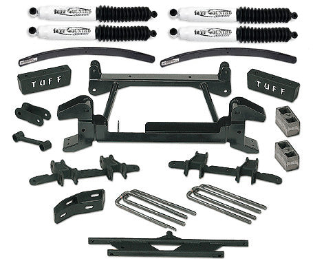6 Inch Lift Kit 88-97 Chevy/GMC Truck K2500/3500 4x4 8 Lug w/ SX8000 Shocks Fits Models with Cast Lower Control Arms Only Tuff Country - TRUCKED UP - Truck Superstore
