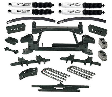 6 Inch Lift Kit 88-97 Chevy/GMC Truck K2500/3500 4x4 8 Lug w/ SX8000 Shocks Fits Models with stamped lower Control Arms Tuff Country - TRUCKED UP - Truck Superstore