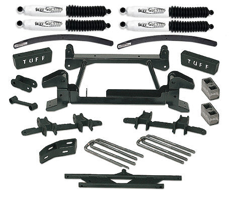 6 Inch Lift Kit 92-98 Chevy/GMC Suburban 2500 8 Lug w/ SX8000 Shocks Fits Models with stamped lower Control Arms Tuff Country - TRUCKED UP - Truck Superstore