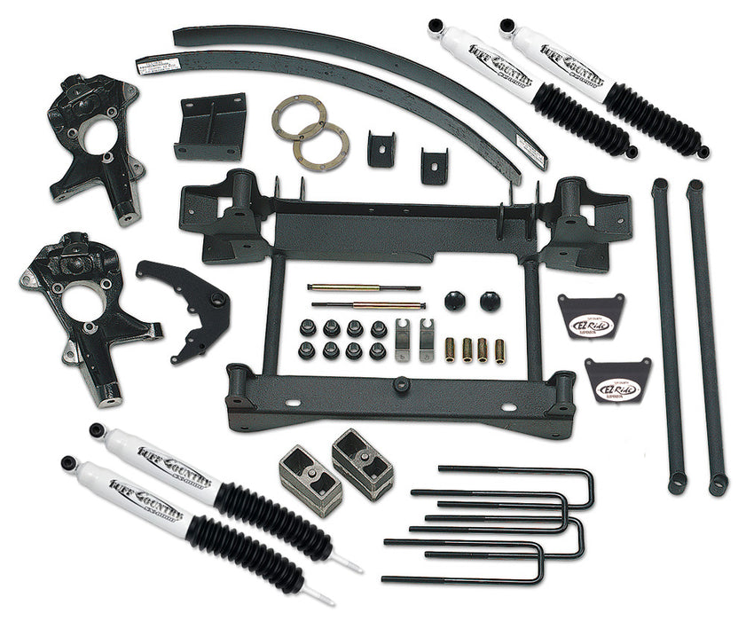 6 Inch Lift Kit 99-05 Silverado/Sierra 1500 w/1 Piece Sub Frame w/ SX8000 Shocks Tuff Country - TRUCKED UP - Truck Superstore