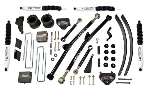 4.5 Inch Long Arm Lift Kit 99 Dodge Ram 2500/3500 w/ SX8000 Shocks Fit Vehicles Built April 1 1999 to Dec 1 1999 Tuff Country - TRUCKED UP - Truck Superstore